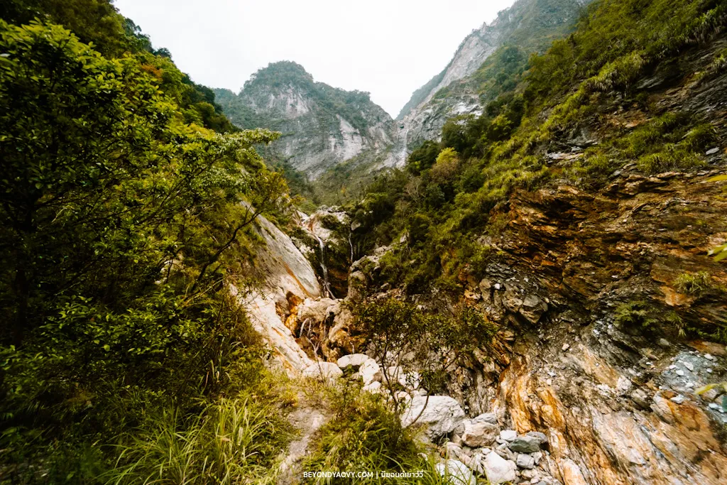 Rich results on Google's SERP when searching for 'เที่ยวทาโรโกะ', and 'Baiyang Waterfall Trail' 